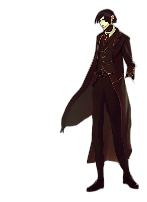 staff, jacket, mask, creature, concept art, cyberpunk, fantasy art, comic book art transparent PNG cut-out