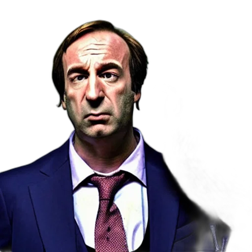 face, staff, jacket, cartoon, photorealistic, concept art, comic book art, saul transparent PNG cut-out