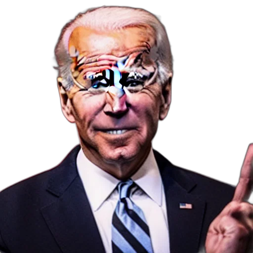 mask, face, robot, creature, vaporwave, joe, biden, sith transparent PNG cut-out