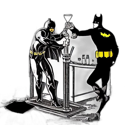comic book art, concept art, cartoon, photo transparent PNG cut-out