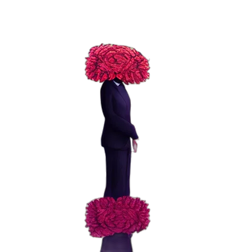 flower, crown, hat, staff transparent PNG cut-out