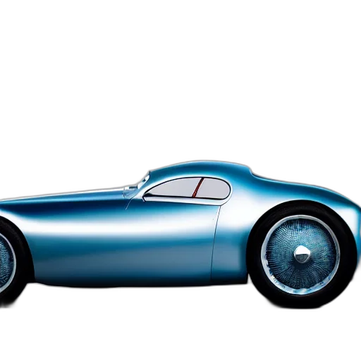 car, concept art, 3d render, photorealistic, watercolor, blue, bugatti, type transparent PNG cut-out