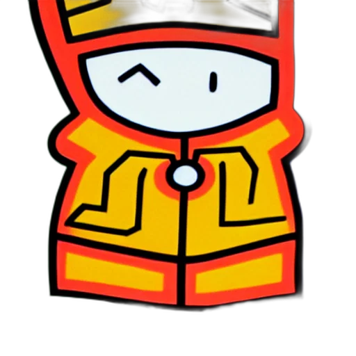 robot, staff, hat, mask transparent PNG cut-out
