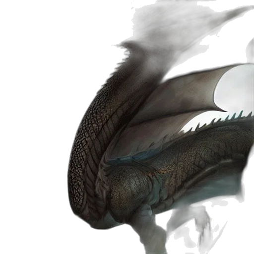 dragon, creature, mask, animal, concept art, fantasy art, photorealistic, watercolor transparent PNG cut-out