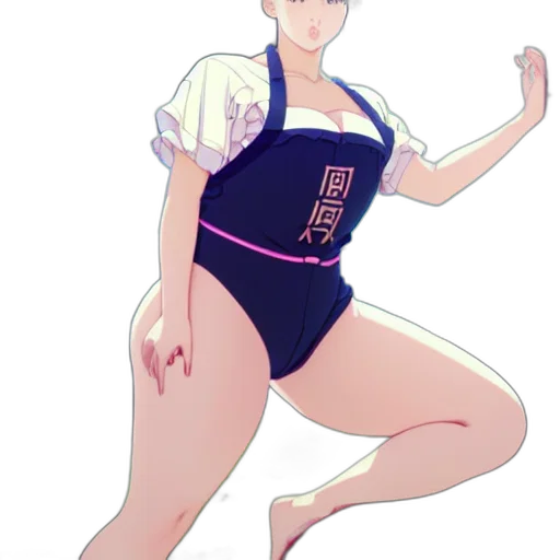 dress, staff, anime, concept art, cartoon, pixel art, neon lights, pastel transparent PNG cut-out