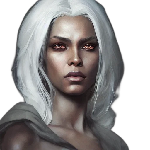 face, fantasy art, concept art, photorealistic transparent PNG cut-out