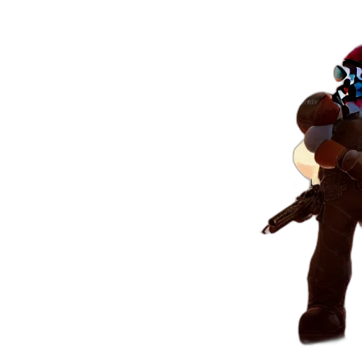 weapon, staff, robot, mask transparent PNG cut-out