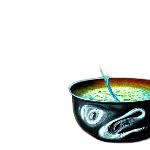 food, dragon, hair, photorealistic transparent PNG cut-out