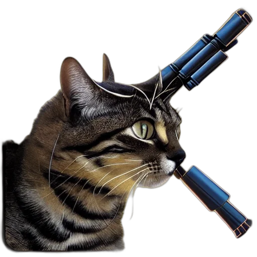 staff, weapon, animal, umbrella, 3d render, photorealistic, cyberpunk, pixel art transparent PNG cut-out