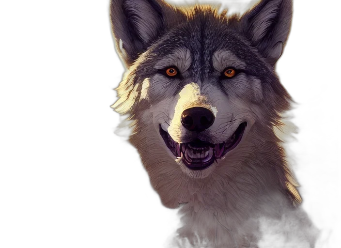 animal, face, creature, staff transparent PNG cut-out