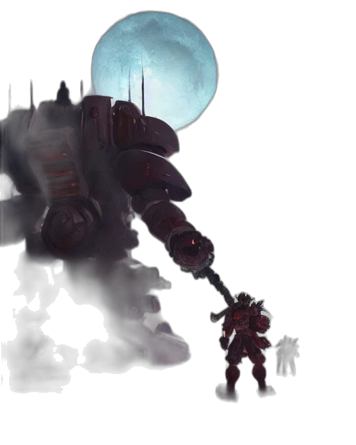 robot, weapon, concept art, fantasy art transparent PNG cut-out