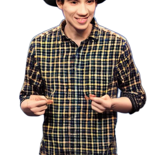 hat, jacket, face, cartoon transparent PNG cut-out