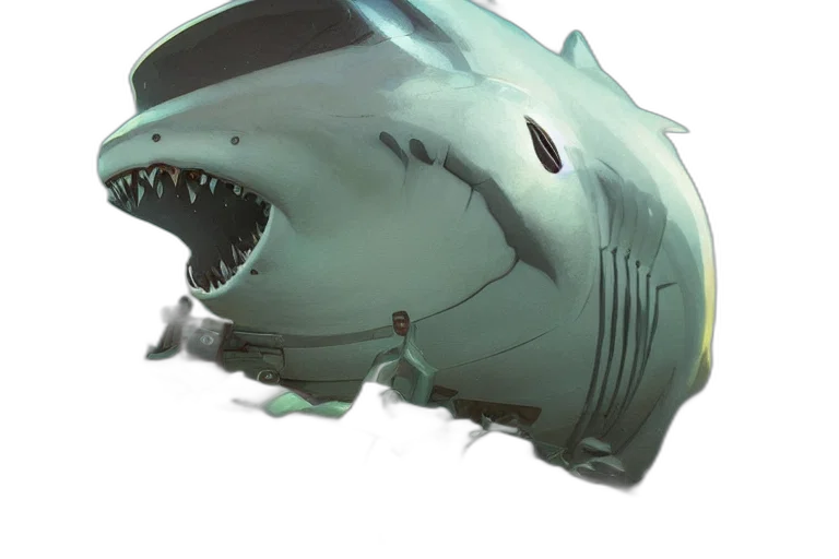 creature, mask, weapon, animal, 3d render, concept art, photorealistic, vaporwave transparent PNG cut-out