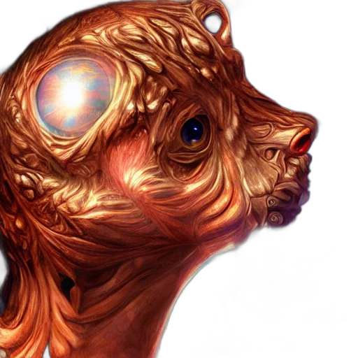 mask, creature, face, robot, concept art, fantasy art, photorealistic, comic book art transparent PNG cut-out