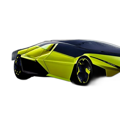 car, 3d render, concept art, photorealistic transparent PNG cut-out