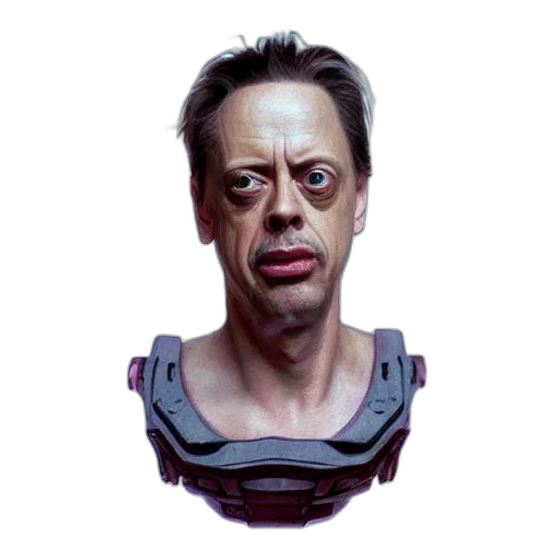 face, mask, robot, creature transparent PNG cut-out