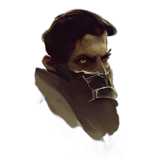 mask, face, jacket, creature transparent PNG cut-out