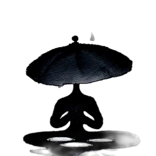 umbrella, hat, staff, crown transparent PNG cut-out