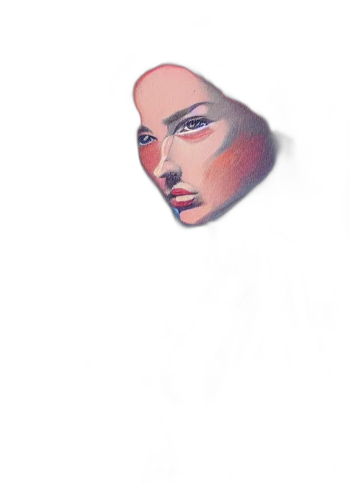 face, mask, crown, hat, watercolor, photorealistic, oil painting, pencil sketch transparent PNG cut-out