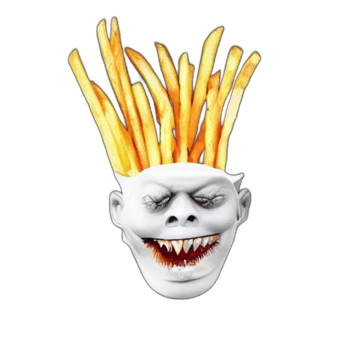 crown, food, mask, creature transparent PNG cut-out