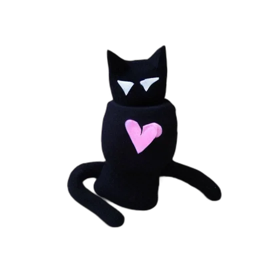 staff, pixel art, cat, made transparent PNG cut-out