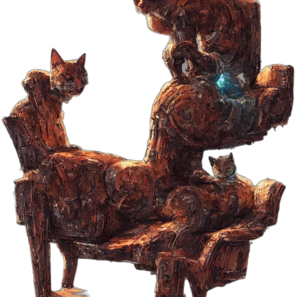 furniture, robot, staff, animal transparent PNG cut-out