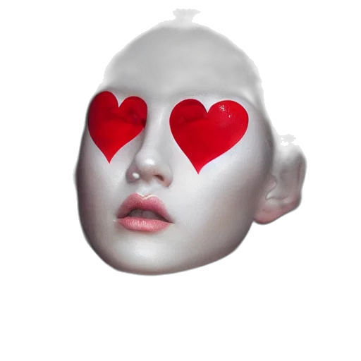 mask, face, robot, creature, 3d render, vaporwave, photorealistic, concept art transparent PNG cut-out