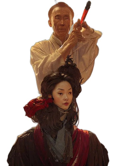 staff, crown, face, mask transparent PNG cut-out