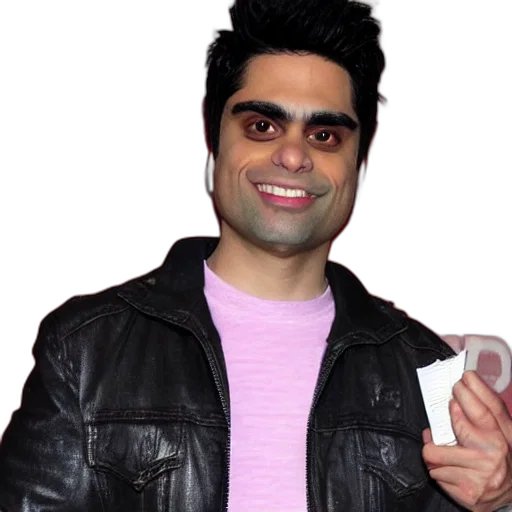jacket, face, staff, creature transparent PNG cut-out