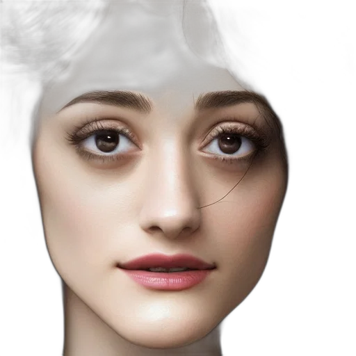 face, robot, mask, hair, photorealistic, 3d render, concept art, fantasy art transparent PNG cut-out