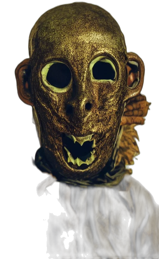 mask, face, robot, creature transparent PNG cut-out