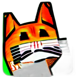mask, hat, animal, 3d render, photorealistic, concept art, pixel art, neon transparent PNG cut-out
