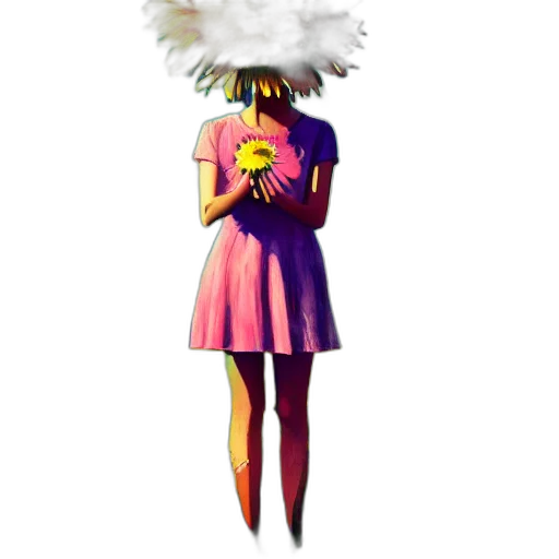 dress, mask, staff, crown transparent PNG cut-out