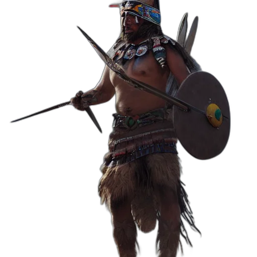 staff, weapon, sword, hat, concept art, 3d render, fantasy art, photorealistic transparent PNG cut-out