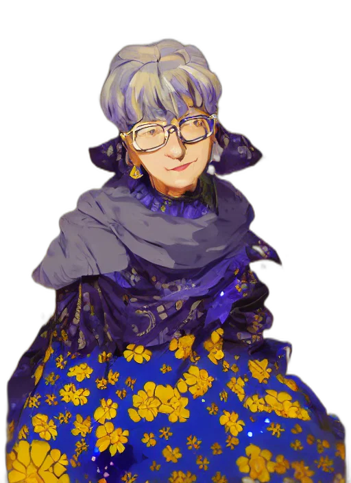 dress, crown, flower, pixel art transparent PNG cut-out