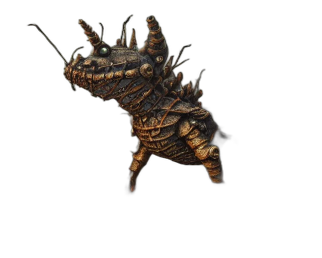 dragon, creature, animal, staff transparent PNG cut-out