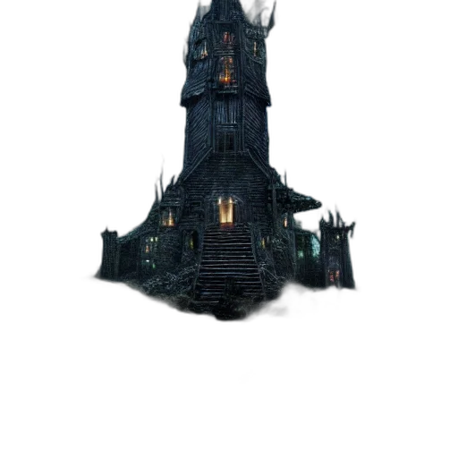 building, dragon, crown, dress transparent PNG cut-out