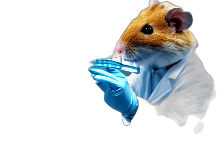 animal, concept art, film, still, hamster, working, research, lab transparent PNG cut-out