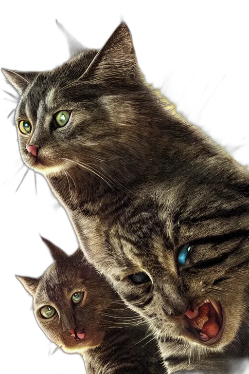animal, photorealistic, concept art, 3d render, oil painting, movie, poster, warrior transparent PNG cut-out