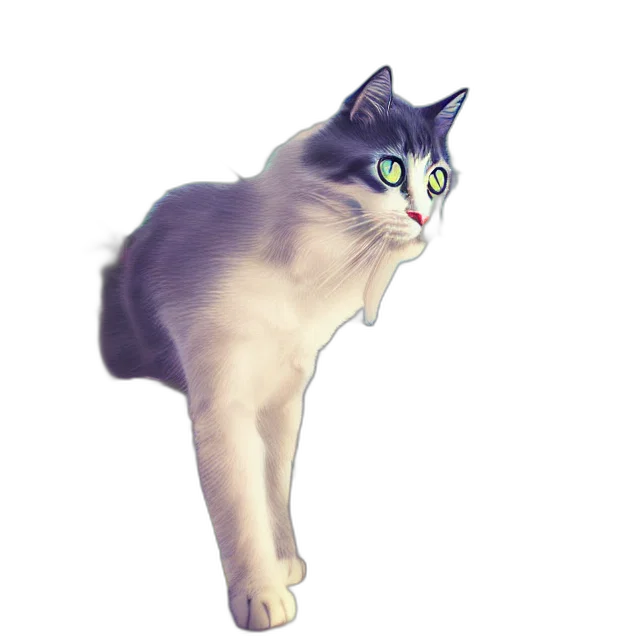 animal, creature, staff, face, pixel art, concept art, 3d render, photorealistic transparent PNG cut-out