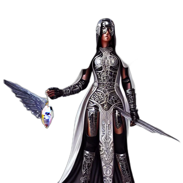 sword, staff, concept art, fantasy art, 3d render, pixel art, beautiful, futuristic transparent PNG cut-out