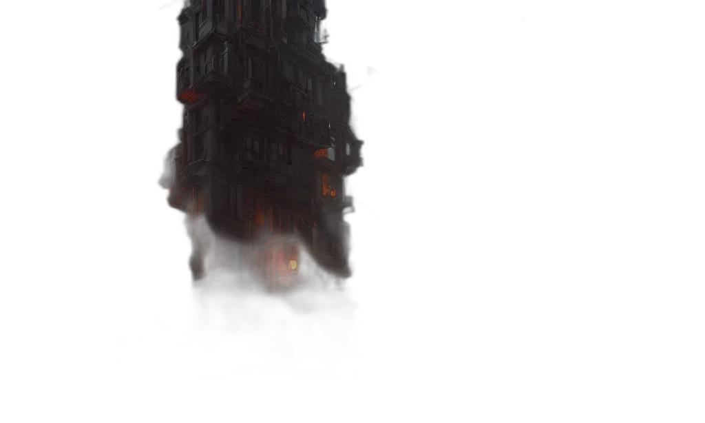 building, robot, dress, weapon transparent PNG cut-out