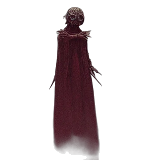 mask, staff, dress, creature transparent PNG cut-out