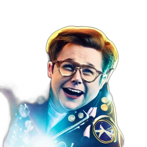 staff, face, jacket, cartoon, comic book art, concept art, photorealistic, film transparent PNG cut-out
