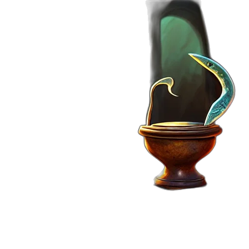 crown, bottle, staff, sword, 3d render, concept art, photorealistic, fantasy art transparent PNG cut-out