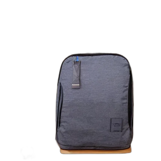 jacket, 3d render, dark, blue, backpack, put, under, table transparent PNG cut-out