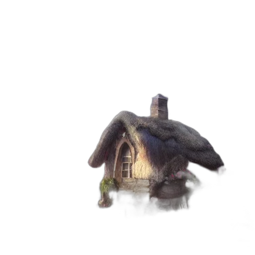 building, hat, dragon, bottle, concept art, watercolor, 3d render, fantasy art transparent PNG cut-out