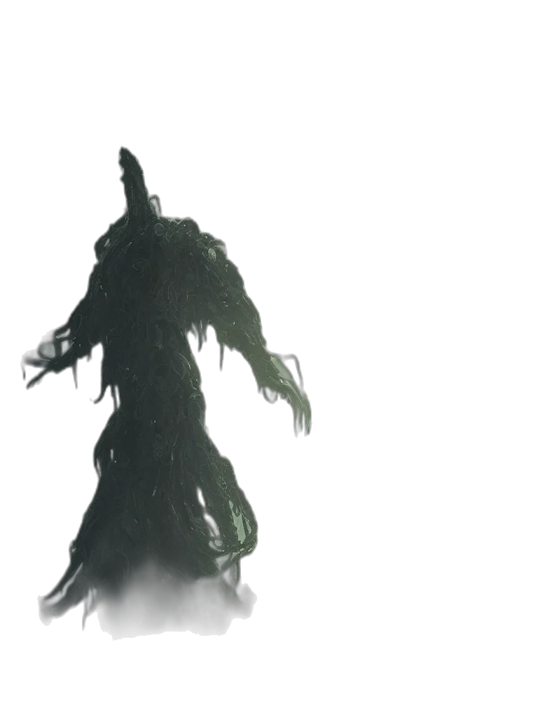 creature, hair, dragon, tree, concept art, 3d render, fantasy art, fog transparent PNG cut-out