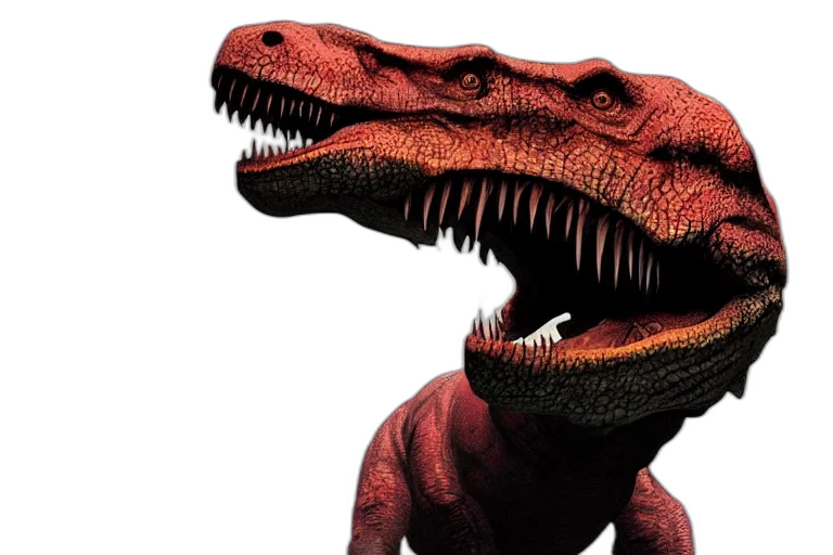 dragon, animal, creature, 3d render, concept art, photorealistic, rex, tyrannosaurus transparent PNG cut-out