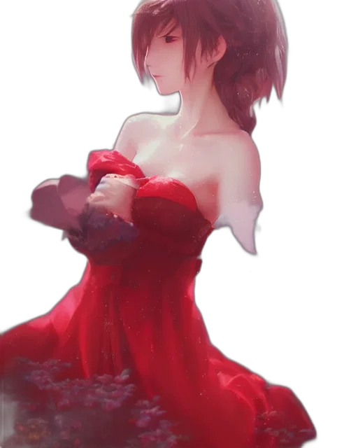 dress, crown, creature, robot transparent PNG cut-out